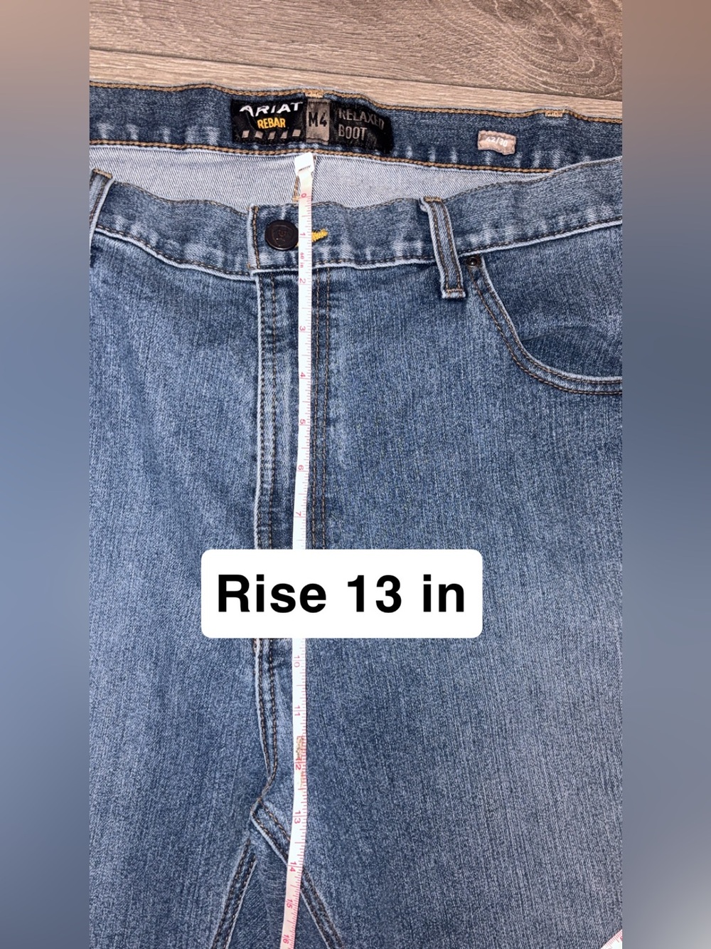 Ariat Men’s Jeans Size 42x30 M4 Rebar Relaxed Boot Work Jeans - Picture 3 of 11